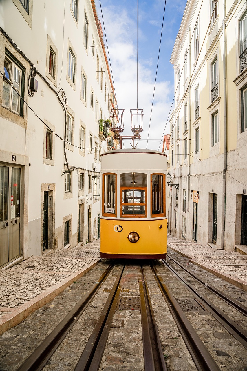 services-02 lisbon, tram, portugal, means of transport, traffic, vacation, tourism, to travel, city, urban, city vacation, europe, vacations, travel